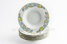 Serie D Assiettes Demi Creuses Ophelia En Haviland Assiette Plate Porcelaine De Limoges