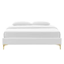 This twin bed boasts a solid pine wood frame and is offered in espresso and natural finishes. Sutton Twin Performance Velvet Bed Frame By Modway Nis875705889 Tomlinson Furniture