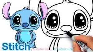 Follow along to learn how to draw this cute stitch! How To Draw Disney Stitch Cute And Easy Step By Step Youtube