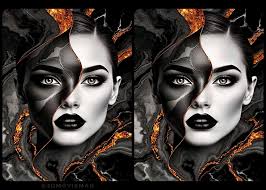 Corridor in the castle Parallel view Cross in comments