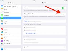 How To Disable Phone Calls On Your Ipad Phone Ipad Phone Call