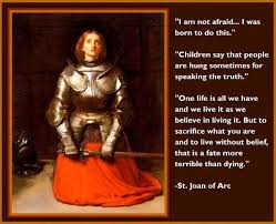 Joan Of Arc Quotes Quotesgram
