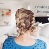 Easy braids for short hair. 1
