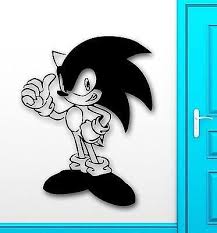 Wall Stickers Vinyl Decal Nursery Sonic Video Games For Kids Sega Unique Gift Ig1689 Vinyl Decals Vinyl Sticker Wall Stickers