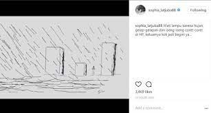 See more of gambar sketsa on facebook. Unggah Gambar Jakarta Banjir Sophia Latjuba Sindir Anies Jpnn Com