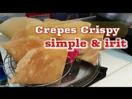 Bentuknya yang tipis dan renyah serta memiliki beragam varian lue lisää ». Cara Membuat Crepes Renyah Menggunakan Teflon Youtube