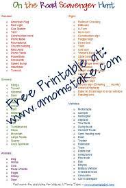 Easter printable is perfect for any occasion! Road Trip Games Scavenger Hunt Printable Game A Mom S Take