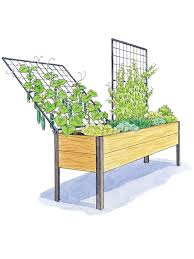 When autocomplete results are available use up and down arrows to review and enter to select. Gardeners Supply Company Elevated Cedar Planter Box 2 X 8 Bed With 40 High Pivoting Steel Trellis Set Gardening Patio Lawn Garden Eudirect78 Eu