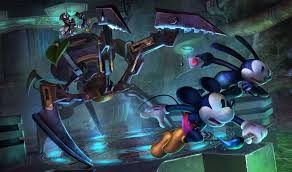 Disney Epic Mickey 2 The Power Of Two Wii Mad Doctor Spider Boss Fight Epic Mickey Disney Epic Mickey Disney Concept Art