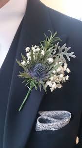 Artificial thistle flowers blue eryngium flowers 3 long stems faux thistles bunch faux plant wedding bouquet centerpiece home kitchen office garden decor. Flowers Of Scotland Wedding