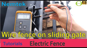 Electric fence chargers are like most electrical contrivance that are designed to stop animals or if it is a hot (electric) wire running along the top and/or bottom of a residential fence, or six strands of hot. How To Wire Your Electric Fence Onto A Sliding Gate Explanation With Tutorial Youtube