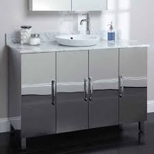 304 stainless steel fire cabinet washbasin faucet bathroom washbasin lower basin wash basin hot and cold drawing faucet. Ghs Silver Stainless Steel Bathroom Vanity Rs 12000 Unit Global Solution Id 20697446197