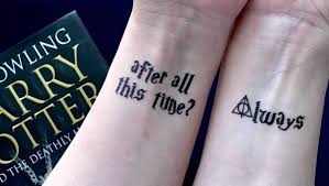 We gonna miss you !! Harry Potter Inspired After All This Time And Always Temporary Tattoos Above The Skin Temporary Tattoos