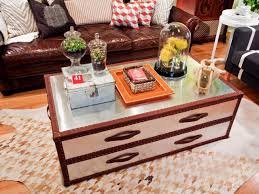 A chest storage coffee table can also be sleek and modern looking and could be made of wood, metal or laminate. Chest Style Coffee Table