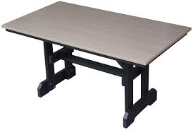 Once you decide the shape and the height, you move to different styles and designs. Creekside Rectangle Table Ret Three Sisters Furnishings