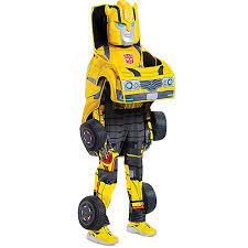 Dad, i want to be a bumblebee for halloween. Child Converting Bumblebee Costume Transformers Party City