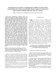 Pdf Preponderance Of Evidence Unleashing The Credibility Of John Vincent Atanasoff Key Star Witness In The Eniac Patent Controversy Honeywell V Sperry Rand Landmark Ipr Trial Of The 20th Century Marites Maria Theresa