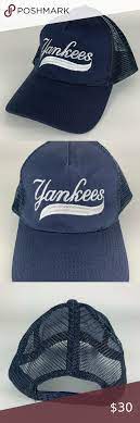 New York Yankees Mlb Vintage Trucker Hat For Sale Item Name New York Yankees Mlb Vintage Trucker Hat Navy Vintage Trucker Hats Trucker Hat New Era Snapback