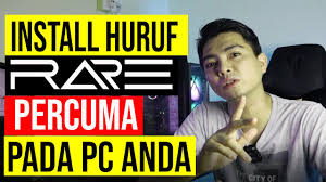 Anda akan dapati beberapa peralatan yang boleh digunakan. Install Huruf Font Rare Percuma Pada Pc Anda Dafont Installfont Youtube