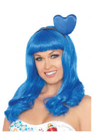 Tried a little product with it and. Blue Wigs Short Long Blue Hair Wigs For Halloween