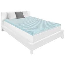 Dream Serenity Gel Memory Foam 3 Convoluted Mattress Topper 1 Each Walmart Com Mattress Topper Memory Foam Mattress Topper Mattress