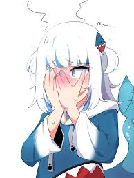 What is Gura peeking at? Uncover the hidden side