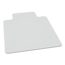 Realspace Economy Chair Mat For Thin Carpets Rectangle 46 X 60 Clear Hd Supply