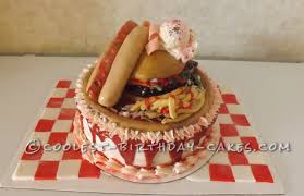 Different Style Birthday Cake Similar Foods Coolest Junk Food Birthday Cake Cake Food Cool Birthday Cakes