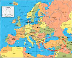 Mapa online de turquía googlemapa. Turquia Mapa Da Europa Mapa Da Turquia Europa Ocidental Asia Asia