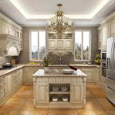 new model antique white kitchen cabinet