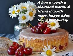 Birthday Wishes For Friends Cake With Quotes Best Wishes
