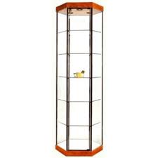Gl3 Wood Veneer Hexagonal Tower Display