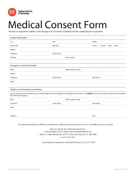 The following is a sample consent form for a research project. 45 Medical Consent Forms 100 Free Printabletemplates