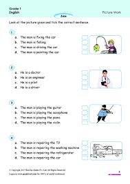 The worksheets include first grade appropriate reading passages and related questions. A An The Worksheet For Grade 1 Page 1 Line 17qq Com