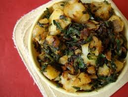 Aloo Methi Potato Fenugreek Leaves Stir Fry Indian Food Recipes Food And Cooking Blog Recipe Aloo Methi Indian Food Recipes Food