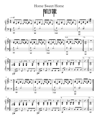 Download and print in pdf or midi free sheet music for home sweet home by mötley crüe arranged by callefalsa123 for piano (solo). Home Sweet Home Motley Crue Sheet Music For Piano Solo Musescore Com