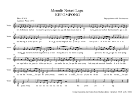 Notasi Kempompong | PDF