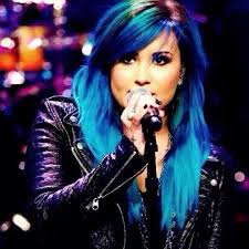 Neon Blue Hair For The Neon Lights Tour