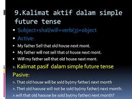 Kalimat simple future tense ditandai dengan will + v1 dan to be + going to. Ppt Pa S Sive Vo I Ce Powerpoint Presentation Free Download Id 4155484