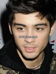 Zayn Malik Face Card