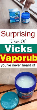 11 Mind Blowing Uses Of A Homemade Vicks Vaporub You Ve Never Heard Of With Images Vicks Vaporub Uses Vicks Vaporub Vicks Vapor Rub