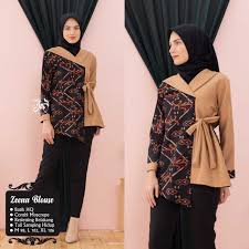 Check spelling or type a new query. New Arrival Zeena Blouse Size S Xxl Baju Atasan Wanita Lengan Panjang Atasan Batik Wanita Terbaru Kekinian Atasan Wanita Modern Blouse Batik Wanita Murah Terbaru