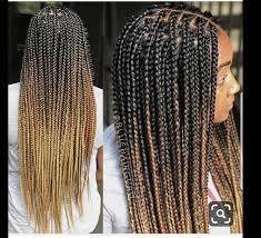 Braided Wig Made On A Full Frontal Wig Human Hair Wig The Etsy Box Braids Styling Hair Styles Box Braids Hairstyles