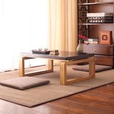 Japanese dining table zen s bamboo small coffee table square tatami table storage basket 2 sponge cushions living room furniture. Japanese Dining Table Wooden Furniture Life Changing Products