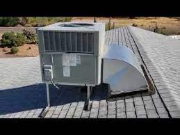If there is no room on your roof for an ac unit or your roof is the wrong shape, an under bench air conditioner can be installed inside your vehicle. Packaged Heat Pump Ac Unit Mesa Arizona With New Roof Jack Red Mountain Air Conditioning Youtube