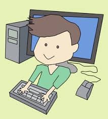 Image of clipart illustration of a cartoon computer character with a. 9675 Free Cartoon Computer Clipart Public Domain Vectors