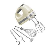This sunbeam stand mixer has 10 speed settings, so you can adjust the speed to get the right consistency. Kitchenaid Artisan 9 Speed Hand Mixer Cream Kitchen Warehouse