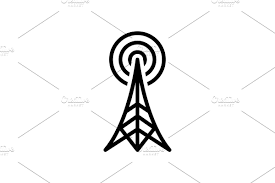 Radio Tower Icon Radio Mobile Tower Icon