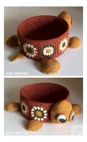 El Orgusu Sepet Modelleri Crochetbowl In 2020 Hackovana Zviratka Hackovane Hracky