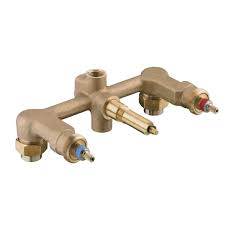 Maybe you would like to learn more about one of these? Kohler Widespread 1 2 In Ceramic In Wall 3 Handle Valve System With Integral Diverter And 8 In Centers K 303 K Na The Home Depot